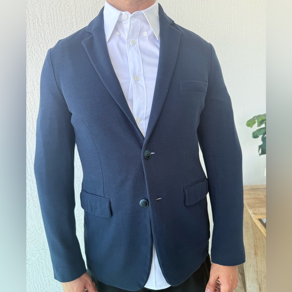 Barneys New York Dark Blue Sport Coat